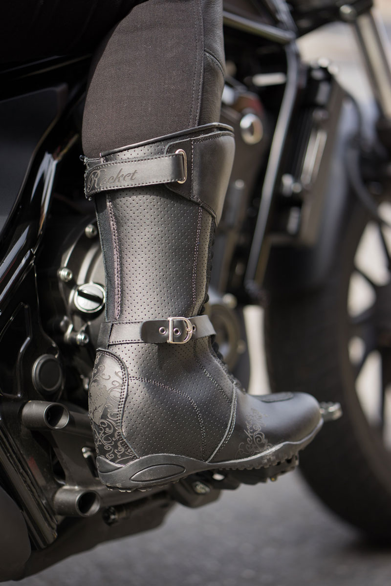 women's motorcycle boots with lift