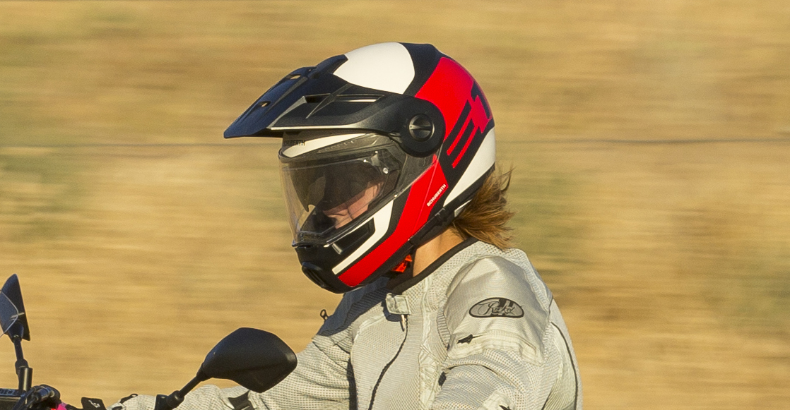 Schuberth E1 helmet. Photo by Kevin Wing.