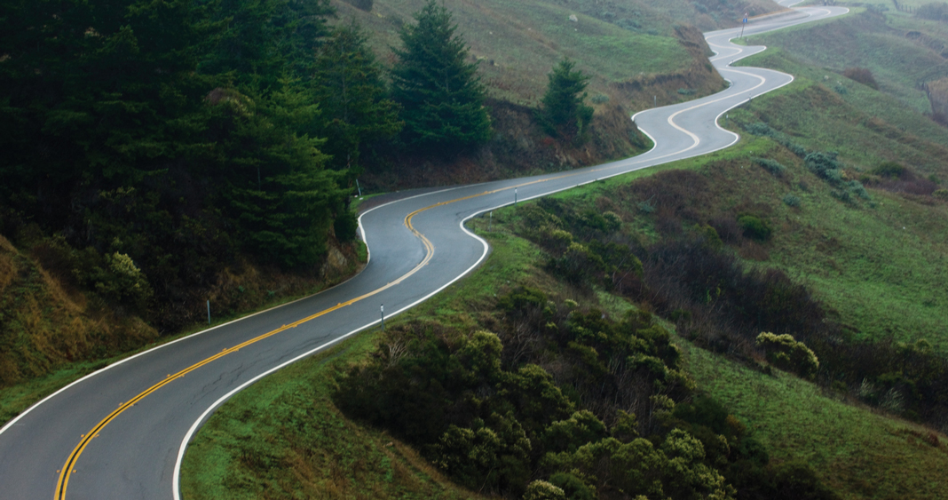 What to take on a trip? Curvy roads, of course!