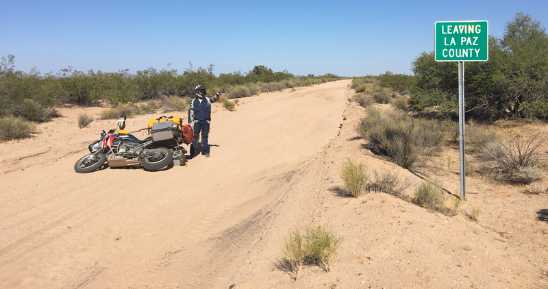 Bring your sense of adventure, but pack a sense of humor as well! This "shortcut" through the Arizona desert turned out to be a sandy, washed-out ranch road. But the story of this "shortcut" still elicits chuckles from fellow riders.