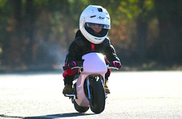 little kid big motorcycle helmet