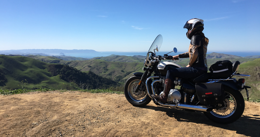 overlook on State Route 46 offers stunning views of Morro Bay