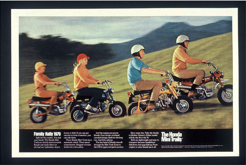 Vintage 1970 Honda ad