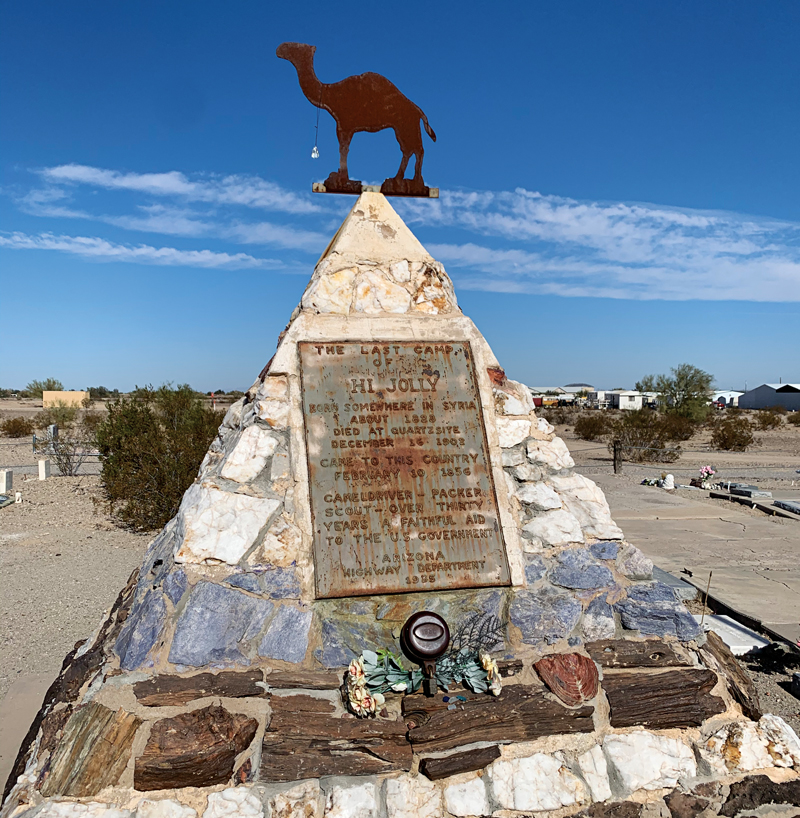 “Hi Jolly Monument” in Quartzsite, Arizona