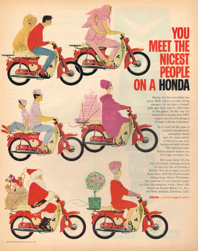You meet the nicest people on a Honda, Honda Nicest People 
