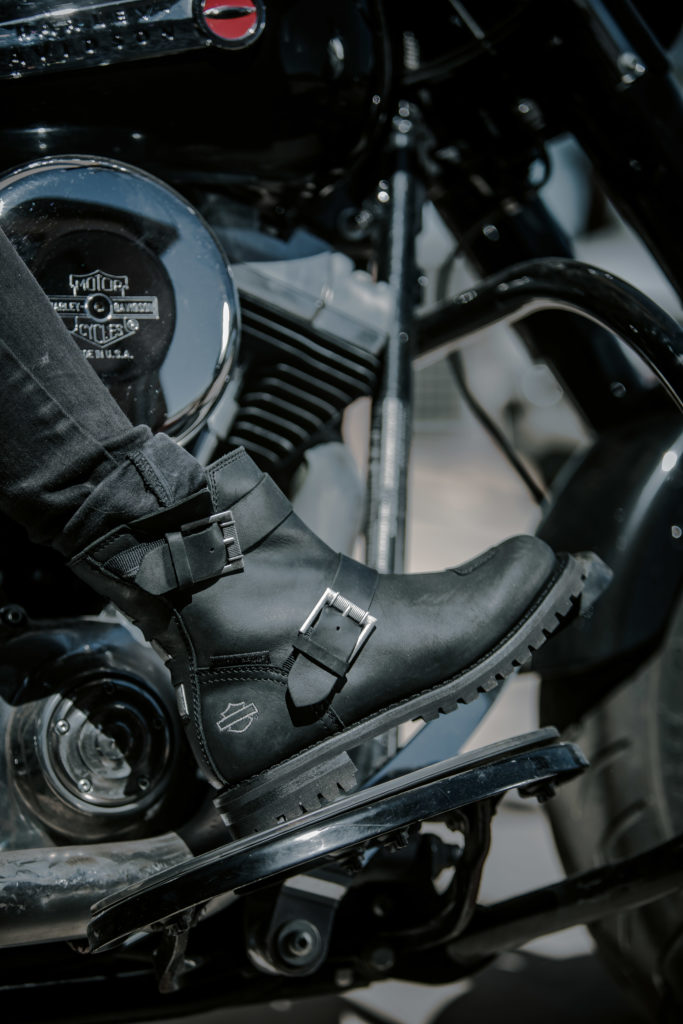 H-D Footwear Bremerton boots for women on Harley Davidson