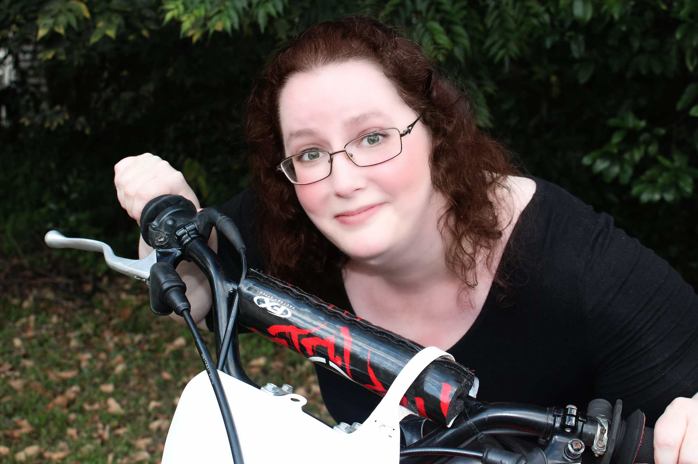 Joy Burgess Editor Honda Dirt Bike