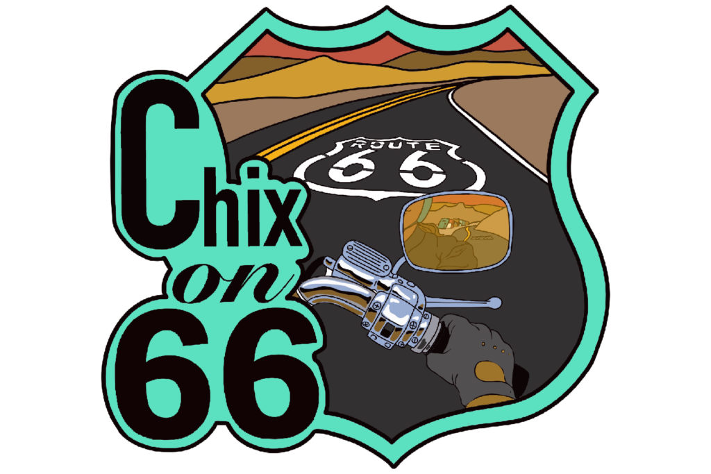 Chix on 66 Riveter Chapter Antique Motorcycle Club of America