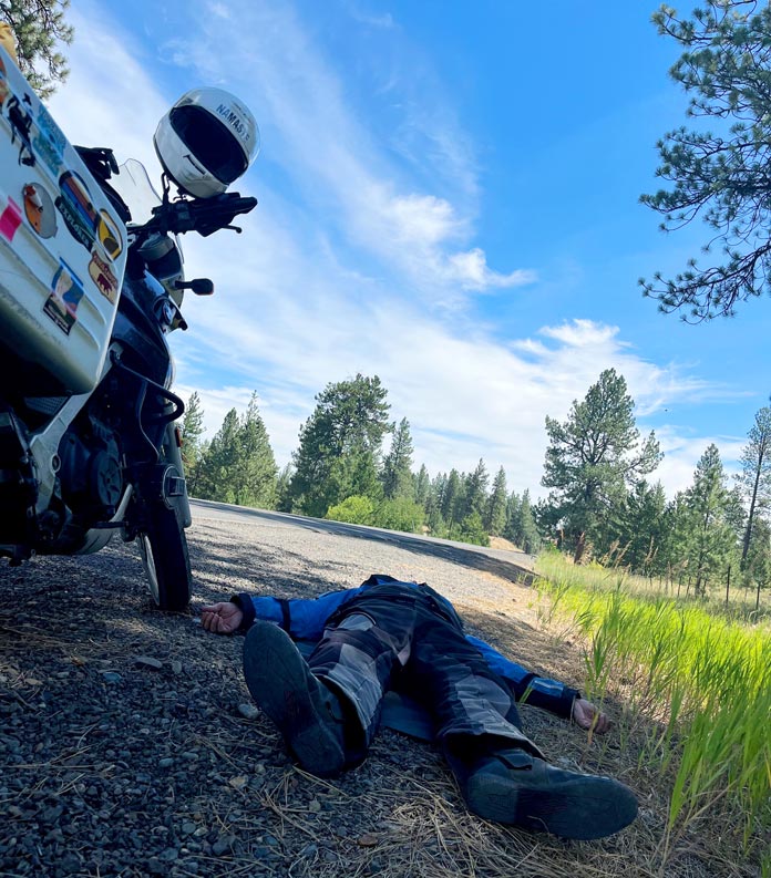 Postcards from the Road 13 C. Jane Taylor Roadside Nap