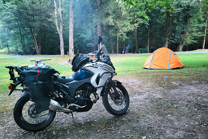 West Virginia Motorcycle trip Babcock State Park