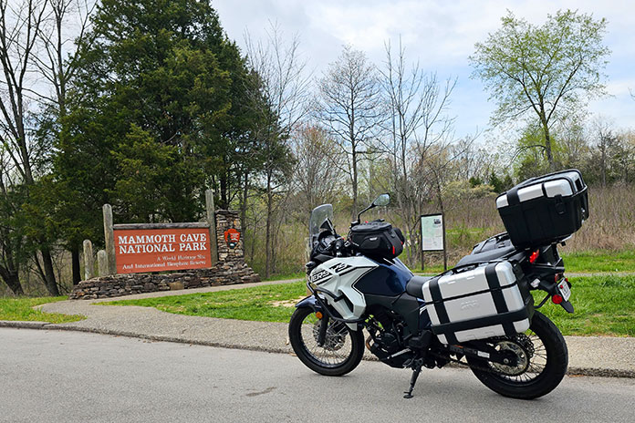 Kentucky Motorcycle Ride Mammoth Cave National Park Kawasaki Versys-X 300