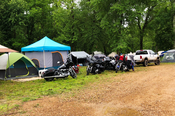 Tennessee Motorcycles and Music Revival Camping