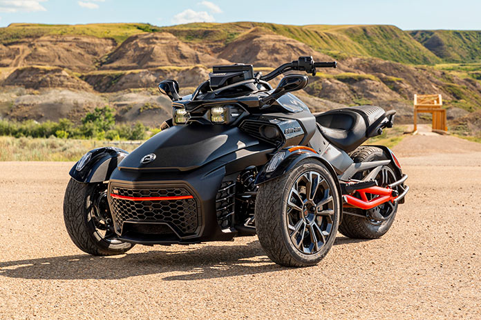2024 Can-Am Spyder F3-S in Monolith Black