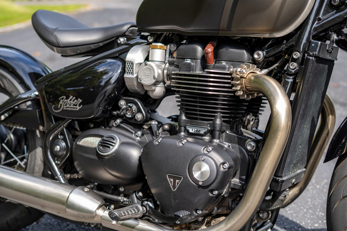 2023 Triumph Bonneville Bobber Engine